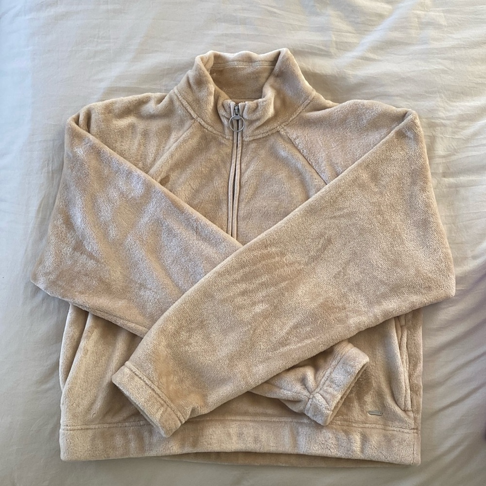 Hollister Zip up Crewneck
